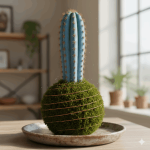 Green Pilosocereus Magnificus